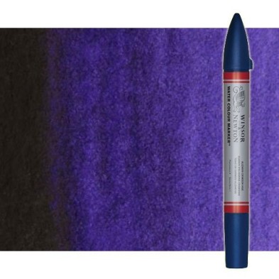 Fine art shop - Watercolor Marker dioxazine violet Winsor & Newton doble brush point | totenart.com