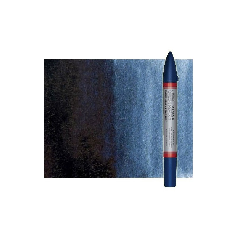 Fine art shop - Watercolor Marker indigo Winsor & Newton doble brush point | totenart.com
