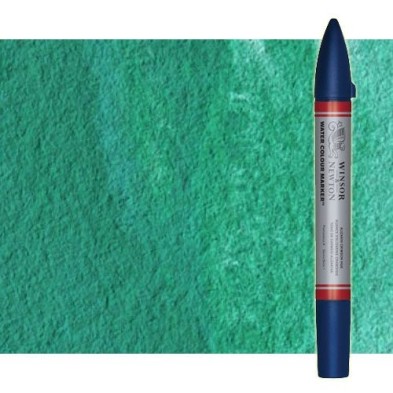Fine art shop - Watercolor Marker dark hooker green Winsor & Newton doble brush point | totenart.com