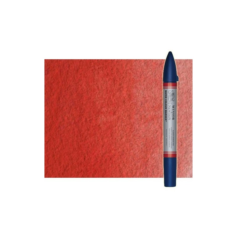 Fine art shop - Watercolor Marker cadmium dark red hue Winsor & Newton doble brush point | totenart.com