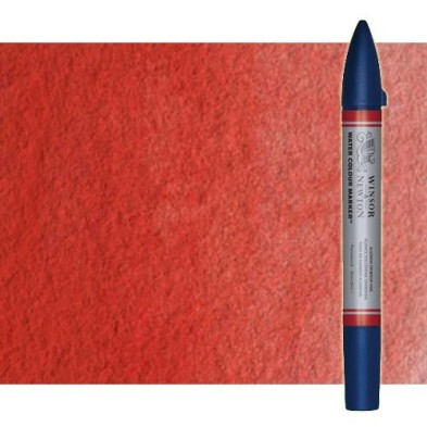 Fine art shop - Watercolor Marker cadmium dark red hue Winsor & Newton doble brush point | totenart.com