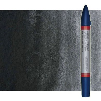 Fine art shop - Watercolor Marker lamp black Winsor & Newton doble brush point | totenart.com