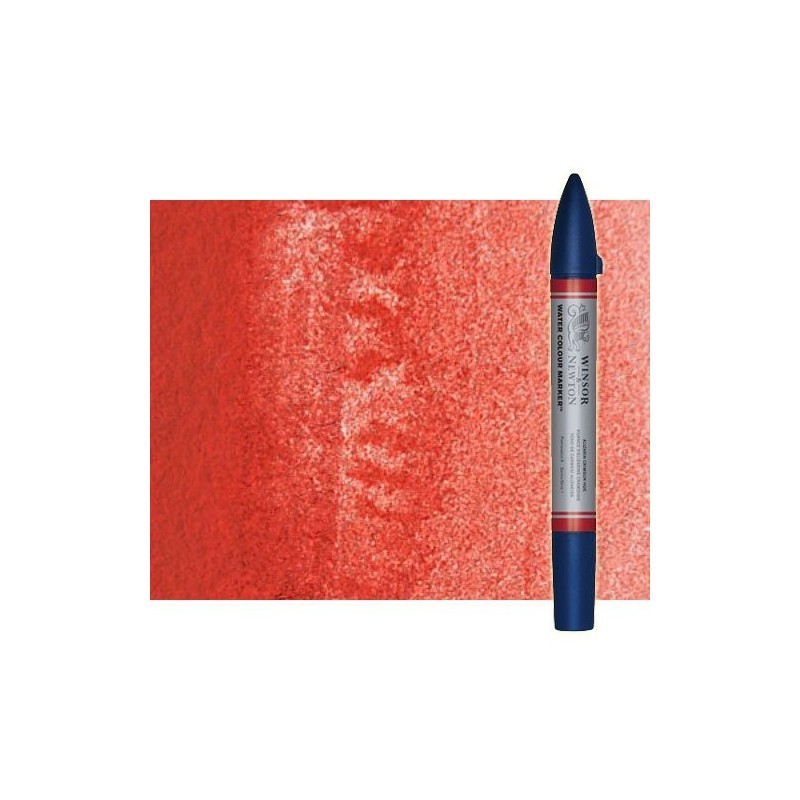Fine art shop - Watercolor Marker cadmium red hue Winsor & Newton doble brush point | totenart.com