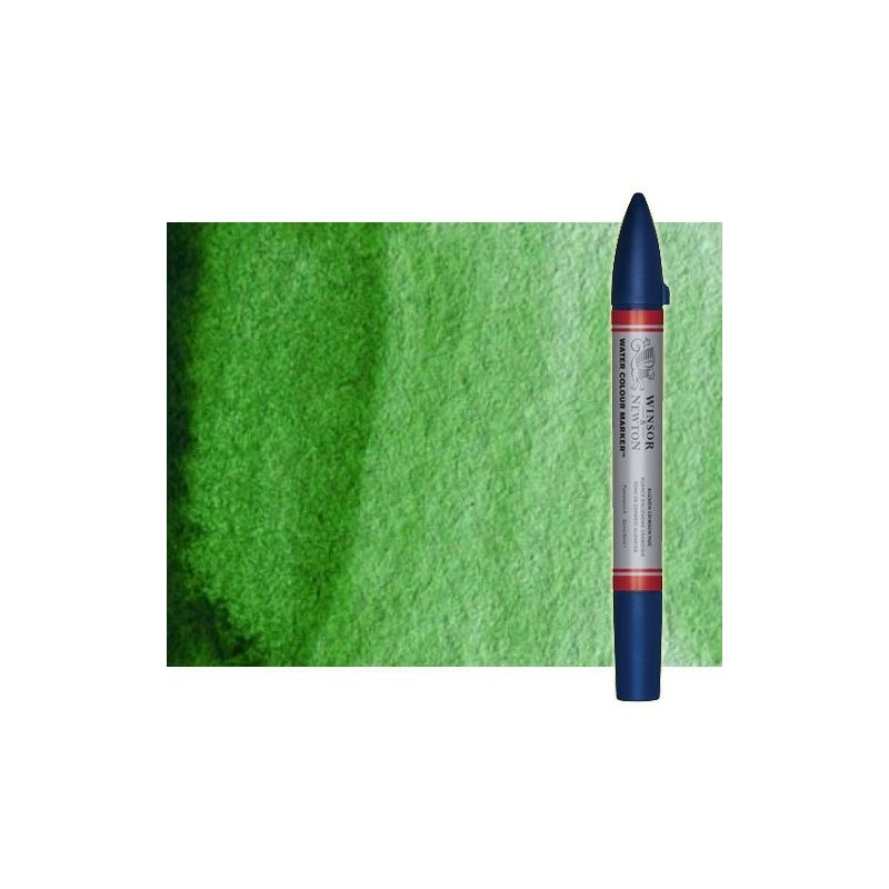 Fine art shop - Watercolor Marker hooker green Winsor & Newton doble brush point | totenart.com
