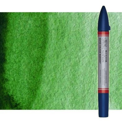 Fine art shop - Watercolor Marker hooker green Winsor & Newton doble brush point | totenart.com