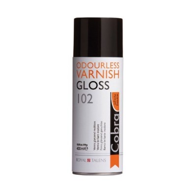 Odourless glossy 102 varnish Cobra for water oils (400 ml)