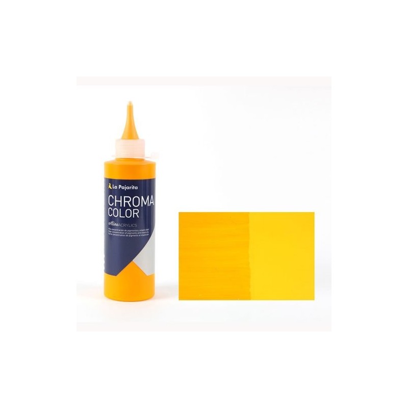 Fine art shop - Acrylic La Pajarita Azo Orange Yellow Chroma Color (200 ml.) | totenart.com