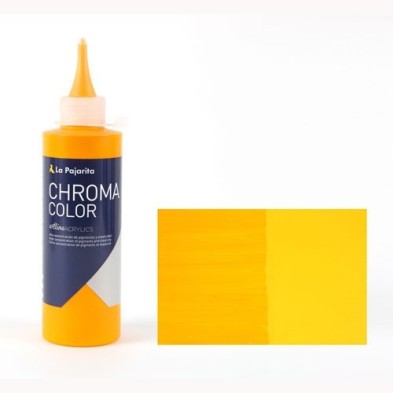 Fine art shop - Acrylic La Pajarita Azo Orange Yellow Chroma Color (200 ml.) | totenart.com