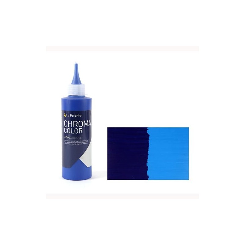 Fine art shop - Acrylic La Pajarita Phtalo Blue Chroma Color (200 ml.) | totenart.com