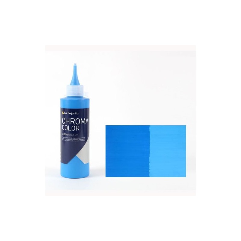 Fine art shop - Acrylic La Pajarita Primary Cyan Chroma Color (200 ml.)  | totenart.com