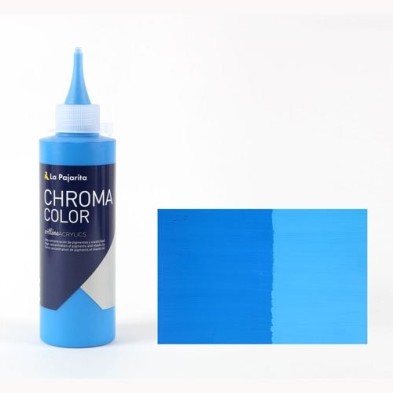 Fine art shop - Acrylic La Pajarita Primary Cyan Chroma Color (200 ml.)  | totenart.com