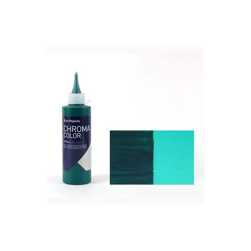 Fine art shop - Acrylic La Pajarita Phthalo Green Chroma Color (200 ml.)  | totenart.com