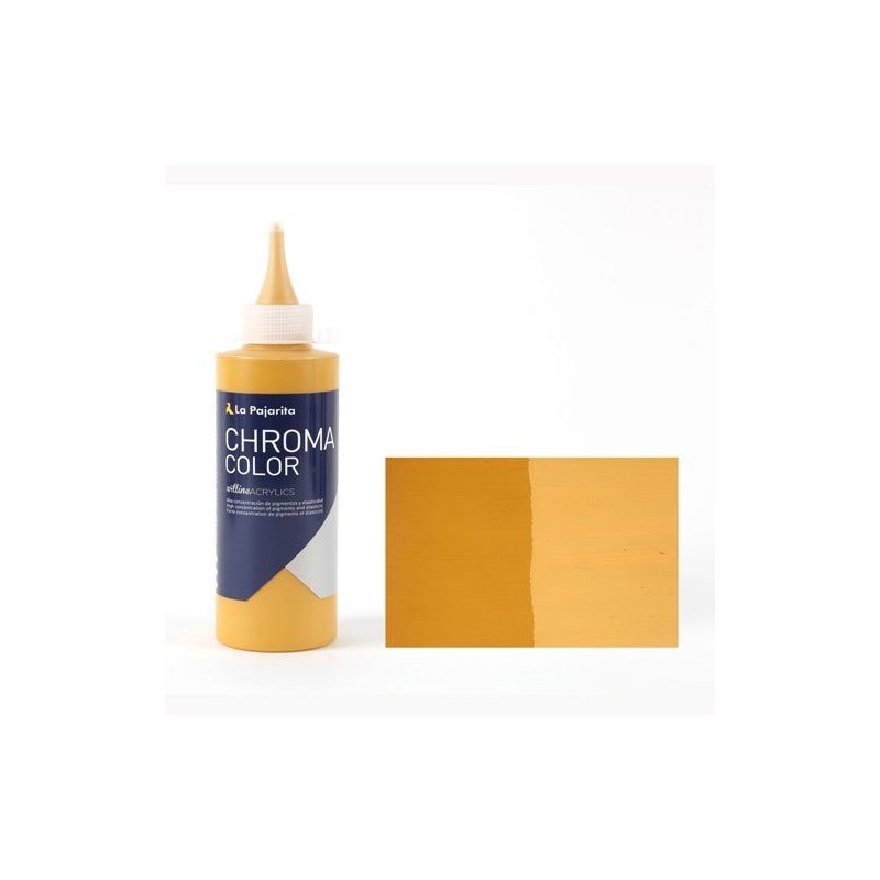 Fine art shop - Acrylic La Pajarita Iron Oxyde Yellow Chroma Color (200 ml.)  | totenart.com