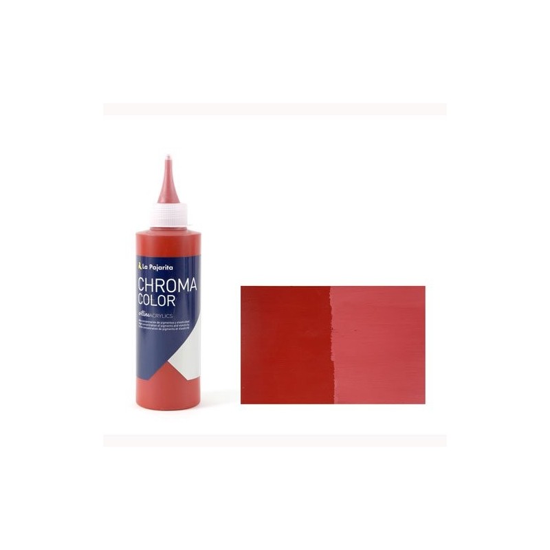 Fine art shop - Acrylic La Pajarita Iron Oxide Red Chroma Color (200 ml.)  | totenart.com