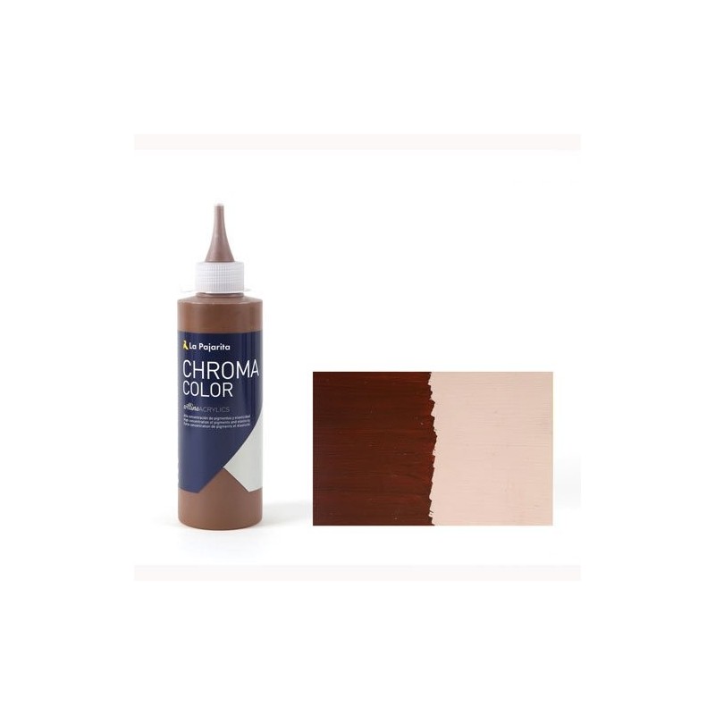 Fine art shop - Acrylic La Pajarita Natural Umber Chroma Color (200 ml.)  | totenart.com