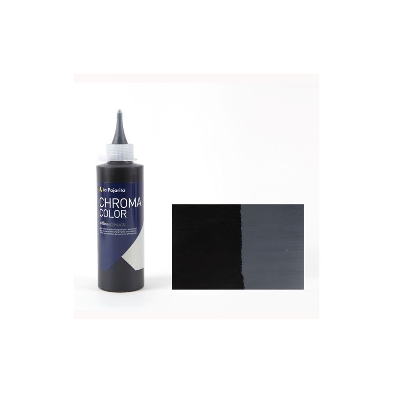 Fine art shop - Acrylic La Pajarita Smoke Black Chroma Color (200 ml.)  | totenart.com