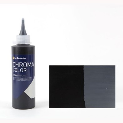 Fine art shop - Acrylic La Pajarita Smoke Black Chroma Color (200 ml.)  | totenart.com