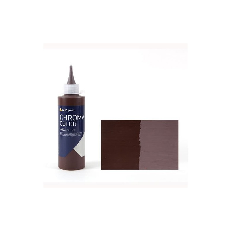 Fine art shop - Acrylic La Pajarita Burnt Umber Chroma Color (200 ml.)  | totenart.com