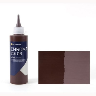 Fine art shop - Acrylic La Pajarita Burnt Umber Chroma Color (200 ml.)  | totenart.com