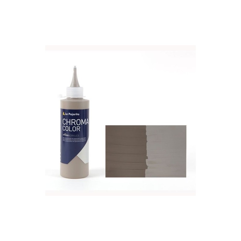 Fine art shop - Acrylic La Pajarita Dark Grey Chroma Color (200 ml.)  | totenart.com