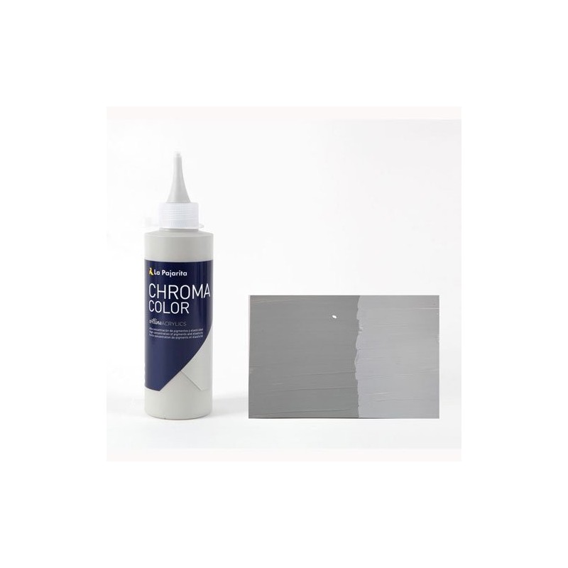Fine art shop - Acrylic La Pajarita Medium Grey Chroma Color (200 ml.)  | totenart.com