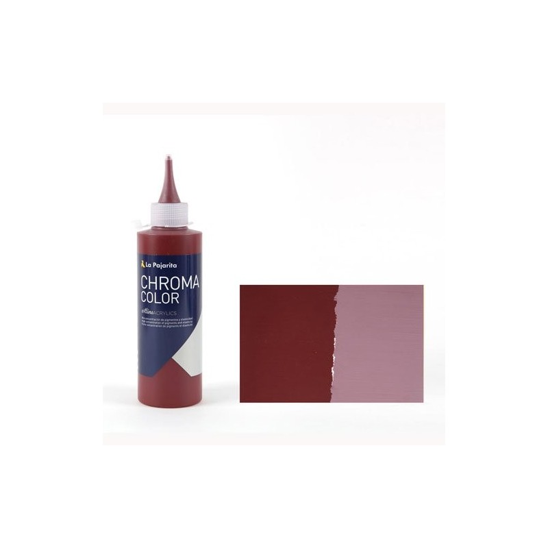 Fine art shop - Acrylic La Pajarita Burnt Siena Chroma Color (200 ml.)  | totenart.com