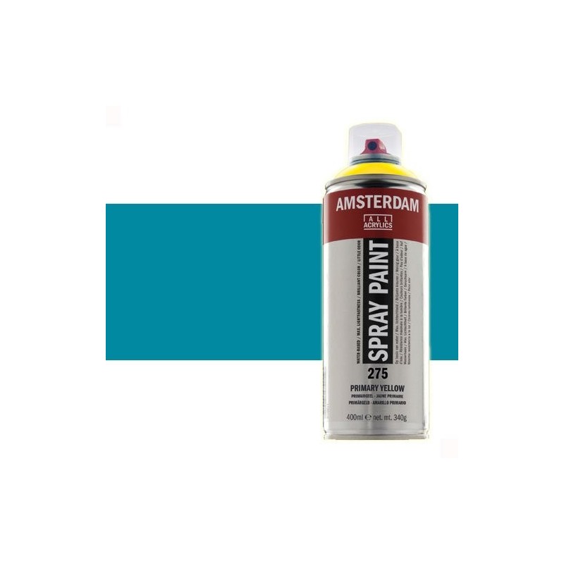 Fine art shop - Acrylic spray Turquoise Blue 522 Amsterdam 400 ml. | totenart.com