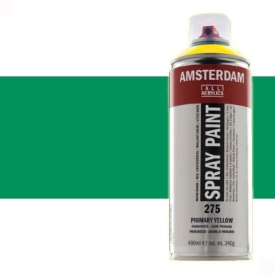 Fine art shop - Acrylic spray Primary Veronese green 615 Amsterdam 400 ml. | totenart.com