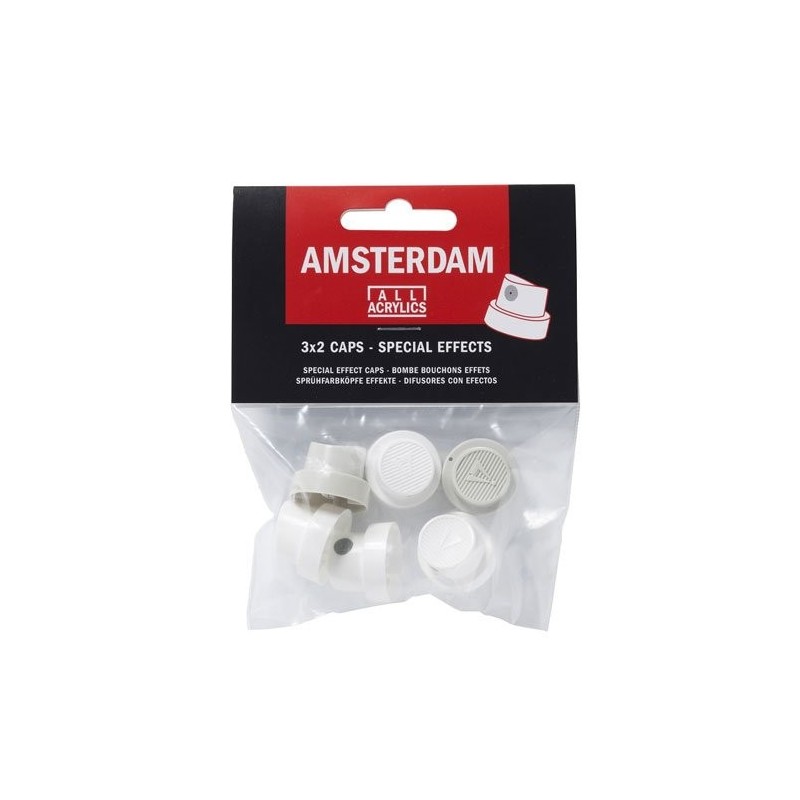 Fine art shop - Spray Paint Caps Special Effects Amsterdam, pack 6 units | totenart.com