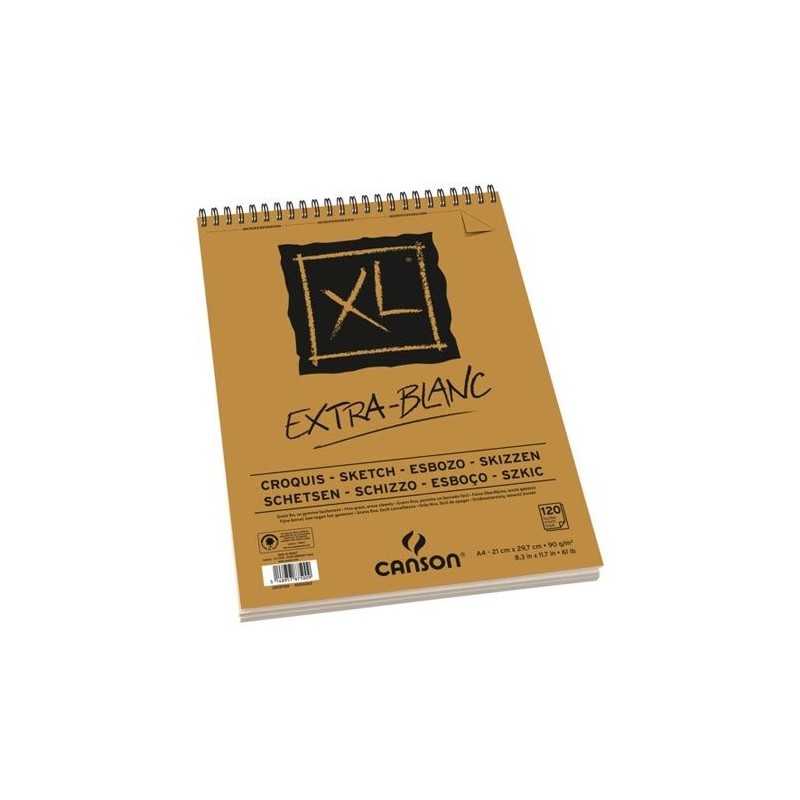  Fine art shop - Sketch Canson XL extra white (Block), 120h., 90 gr., A4 | totenart.com