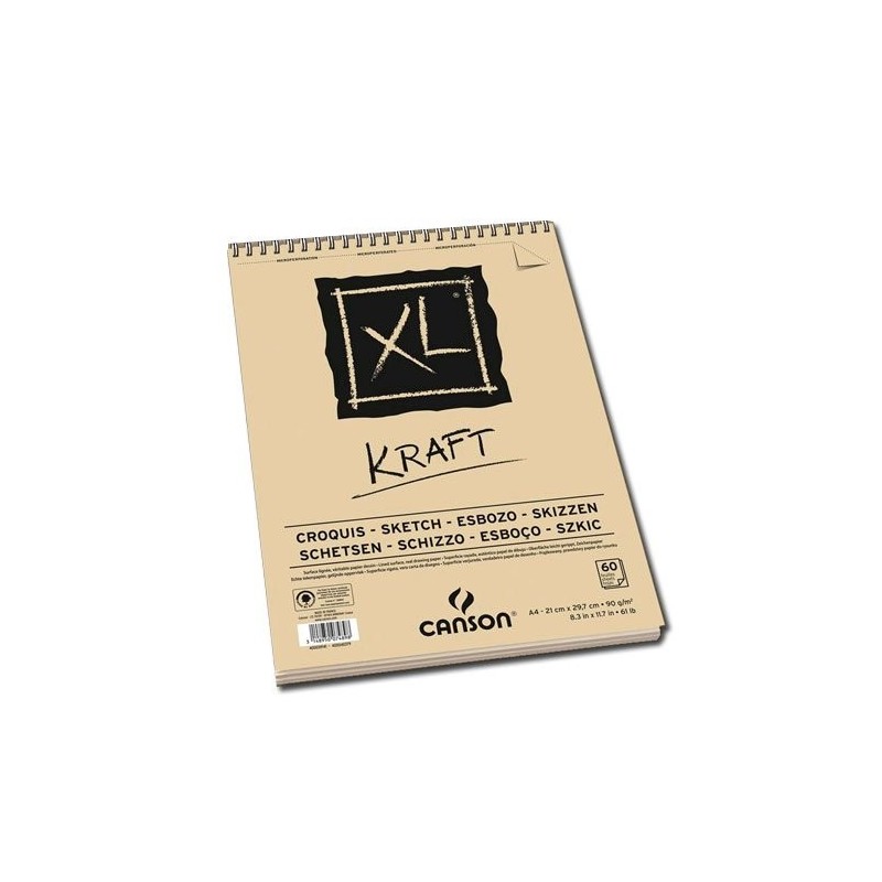  Fine art shop - Sketch Canson XL Kraft (Block), 60h., 90 gr., A3 | totenart.com