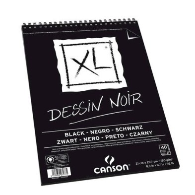  Fine art shop - Sketch Canson XL Black (Block), 40h., 150 gr., A4 | totenart.com