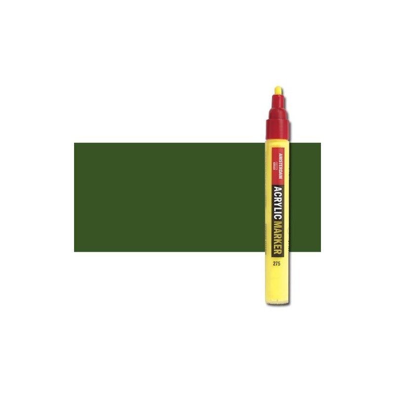 Fine art shop - Acrylic Marker Amsterdam color Olive Dark Green 622 (4 mm.) | totenart.com
