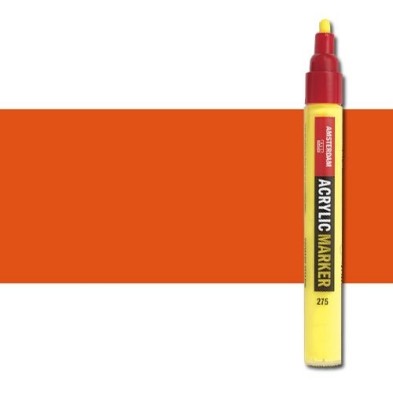 Fine art shop - Acrylic Marker Amsterdam color vermilion 311 (4 mm.) | totenart.com