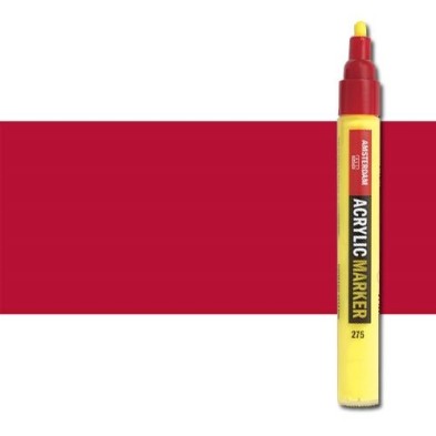 Fine art shop - Acrylic Marker Amsterdam color crimson 318 (4 mm.) | totenart.com
