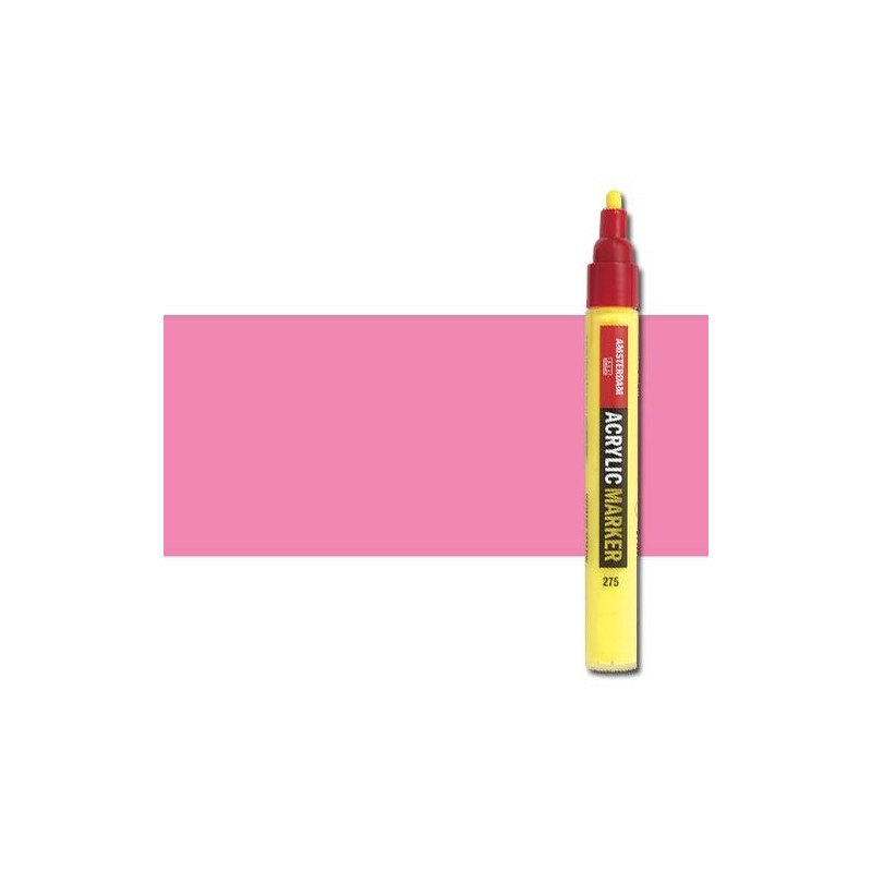 Fine art shop - Acrylic Marker Amsterdam color light quinacridone pink 385 (4 mm.) | totenart.com
