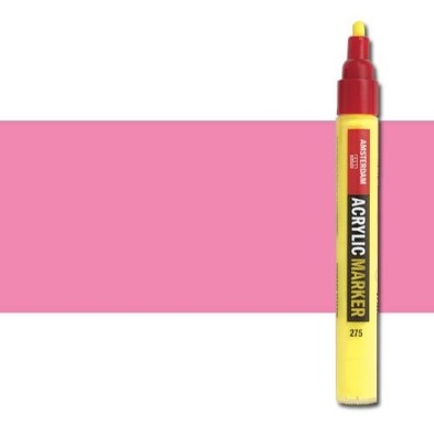 Fine art shop - Acrylic Marker Amsterdam color light quinacridone pink 385 (4 mm.) | totenart.com