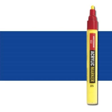 Fine art shop - Acrylic Marker Amsterdam color Ultramarine Blue 504 (4 mm.) | totenart.com