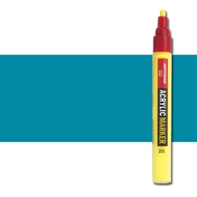 Fine art shop - Acrylic Marker Amsterdam color Turquoise Blue 522 (4 mm.) | totenart.com