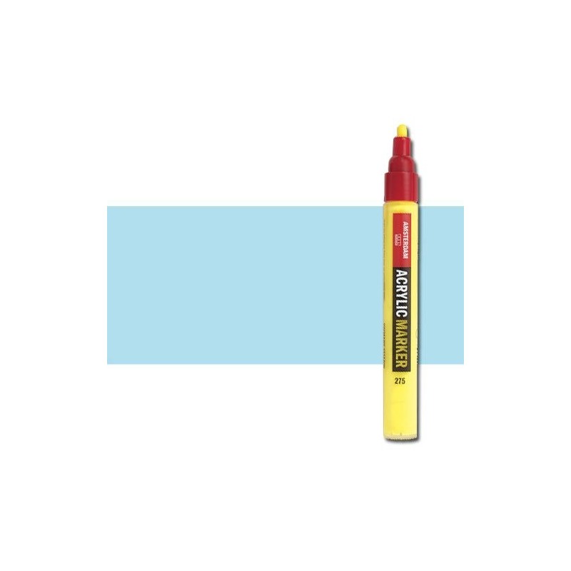Fine art shop - Acrylic Marker Amsterdam color Light Blue 551 (4 mm.) | totenart.com