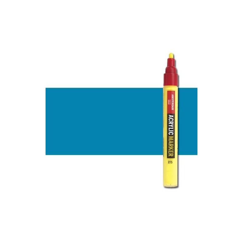 Fine art shop - Acrylic Marker Amsterdam color Brilliant Blue 564 (4 mm.) | totenart.com