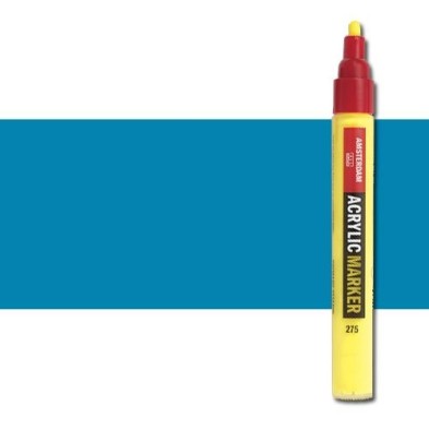 Fine art shop - Acrylic Marker Amsterdam color Brilliant Blue 564 (4 mm.) | totenart.com