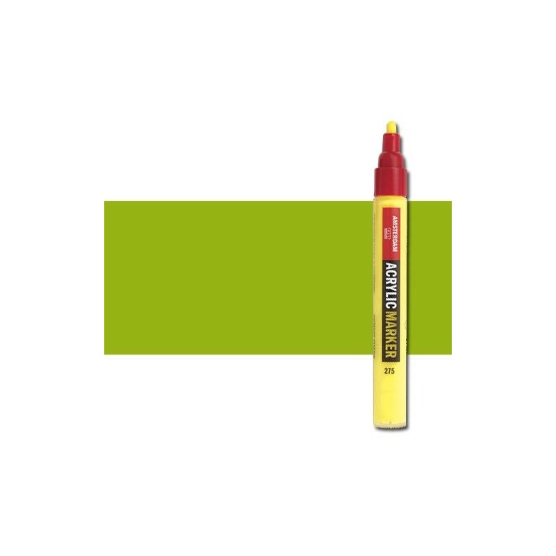 Fine art shop - Acrylic Marker Amsterdam color Yellow Green 617 (4 mm.) | totenart.com