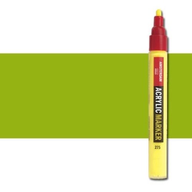 Fine art shop - Acrylic Marker Amsterdam color Yellow Green 617 (4 mm.) | totenart.com