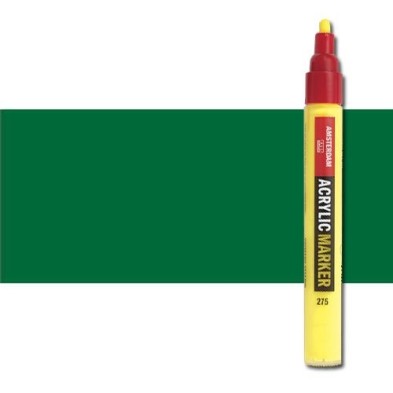 Fine art shop - Acrylic Marker Amsterdam color Permanent Dark Green 619 (4 mm.) | totenart.com