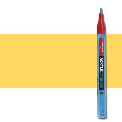 Fine art shop - Acrylic Marker Amsterdam color Dark Naples Yellow 223 (2 mm.) | totenart.com