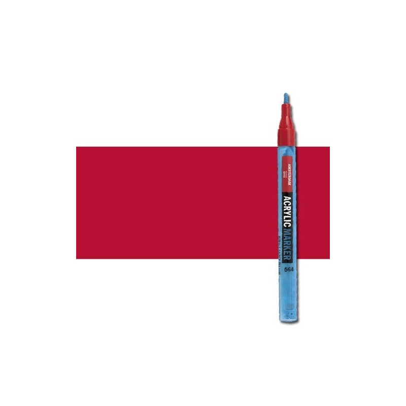Fine art shop - Acrylic Marker Amsterdam color Crimson 318 (2 mm.) | totenart.com