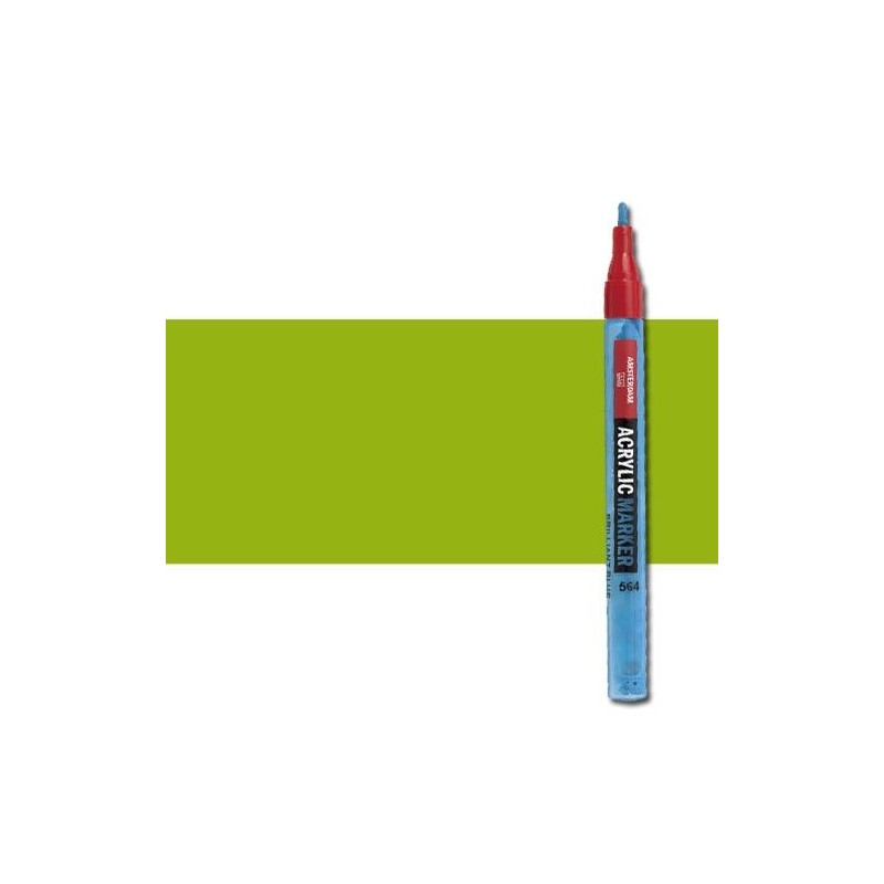 Fine art shop - Acrylic Marker Amsterdam color Yellow Green 617 (2 mm.) | totenart.com