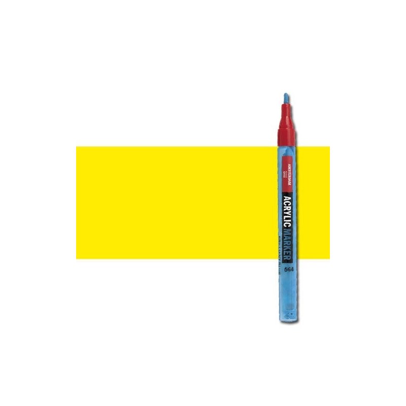Fine art shop - Acrylic Marker Amsterdam color Primary Yellow 275 (2mm.) | totenart.com