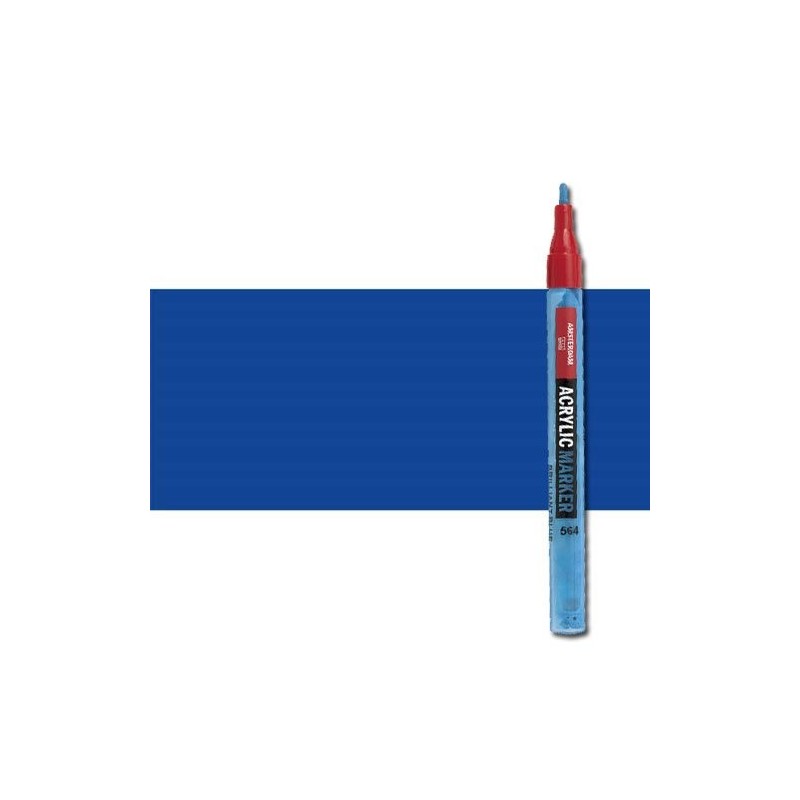 Fine art shop - Acrylic Marker Amsterdam color Ultramarine Blue 504 (2 mm.) | totenart.com
